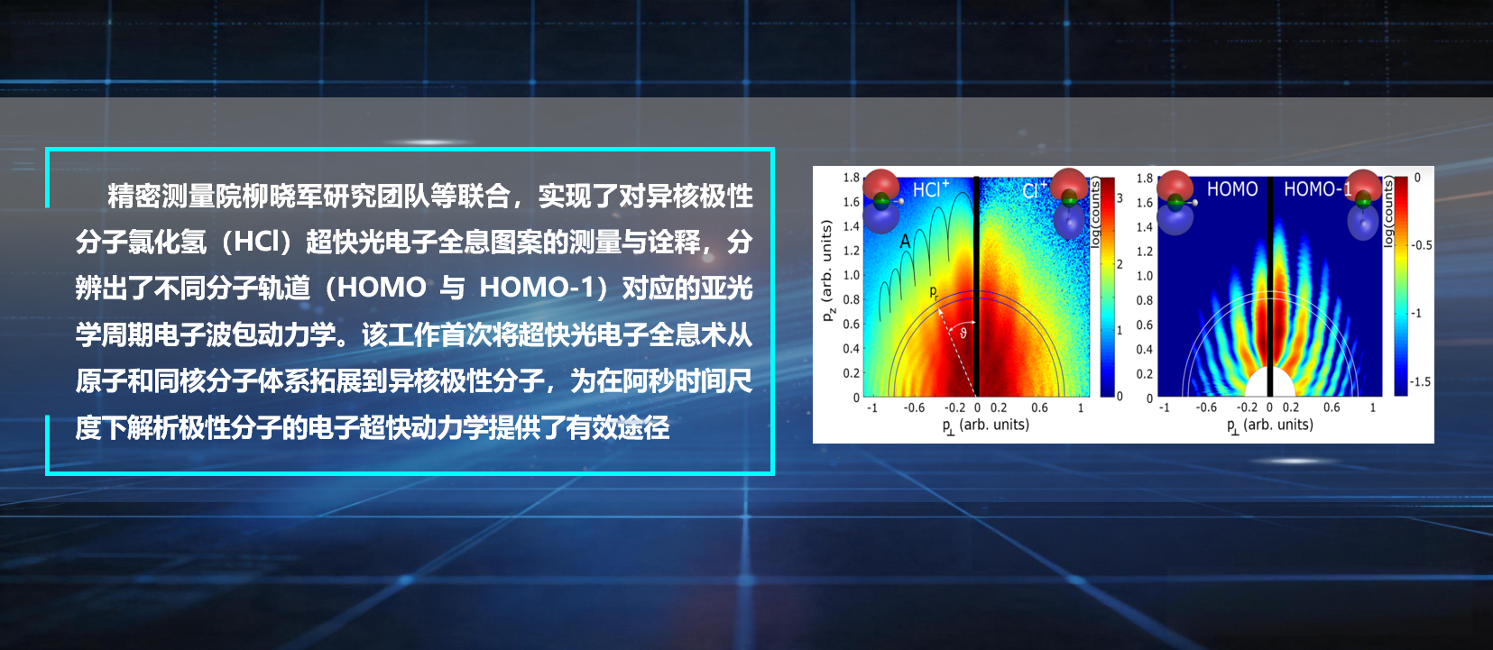 凯发K8在原子分子超快动力学精密探测方面取得新进展